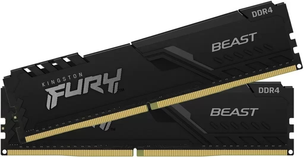 Оперативная память Kingston Fury Beast 32GB (2x16GB) DDR4-2666MHz, CL16-18-18, 1.2V