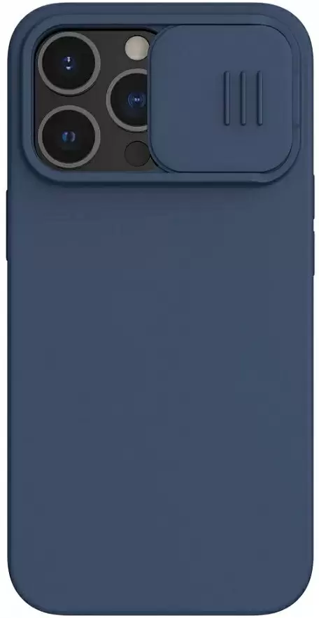 Husă de protecție Nillkin Apple iPhone 13 Pro Max CamShield Silky Silicone Case, albastru
