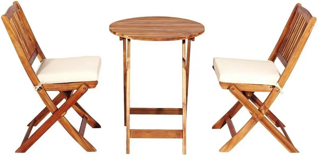 Set mobilă de grădină Costway HW65875CR, natural/cremă pe tehnoparc.md Set mobilă de grădină Costway HW65875CR, natural/cremă
