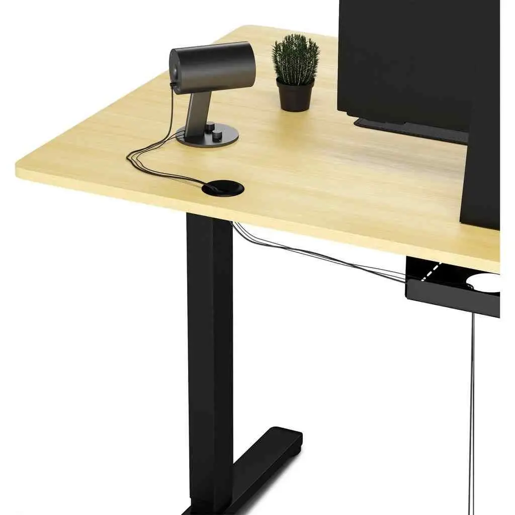 Masă de birou SENSE7 Nojo 140x70, pin negru