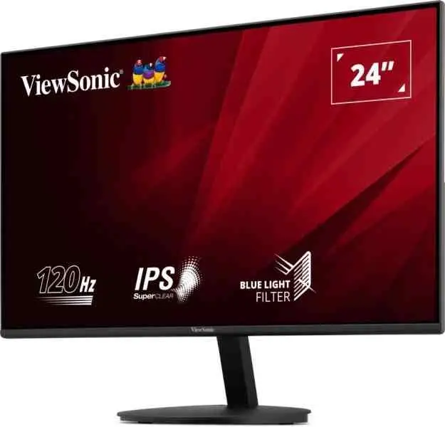 Монитор Viewsonic VA24E1-H, черный