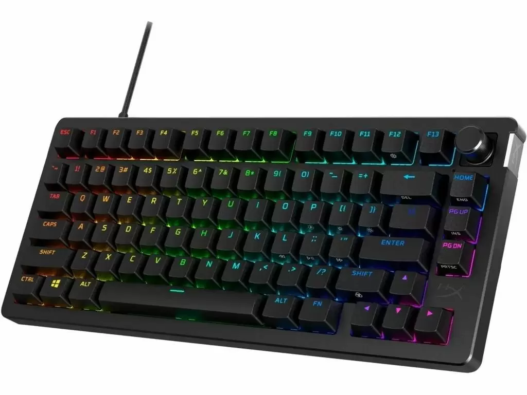 Клавиатура HyperX Alloy Rise 75 RGB, черный