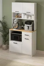 Буфет Bofigo 12-62-41, дуб/белый на tehnoparc.md Буфет Bofigo 12-62-41, дуб/белый