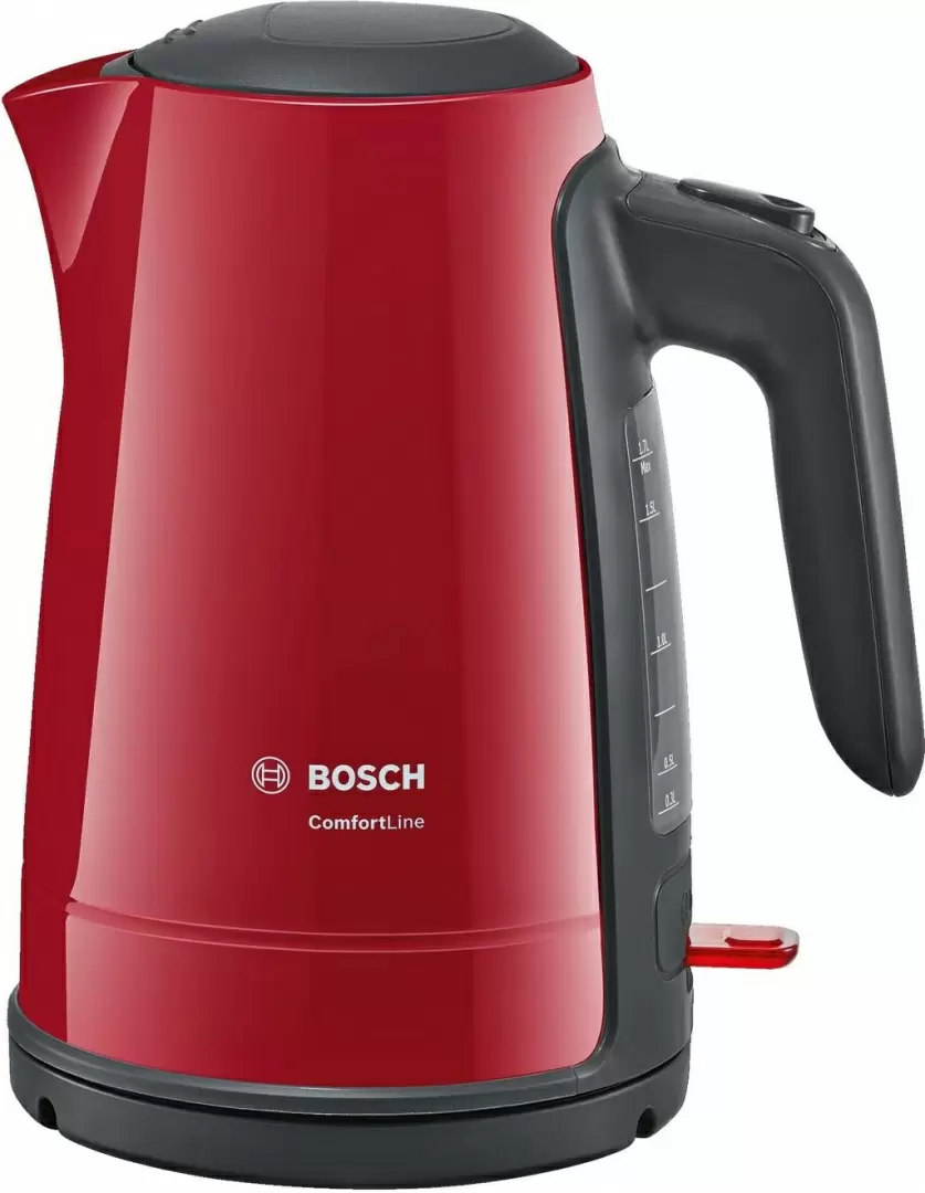 Fierbător de apă Bosch TWK6A014, roșu