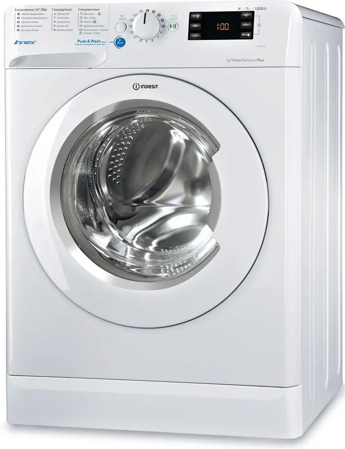 Maşină de spălat rufe Indesit BWSE 71252 L B 1, alb pe tehnoparc.md Maşină de spălat rufe Indesit BWSE 71252 L B 1, alb