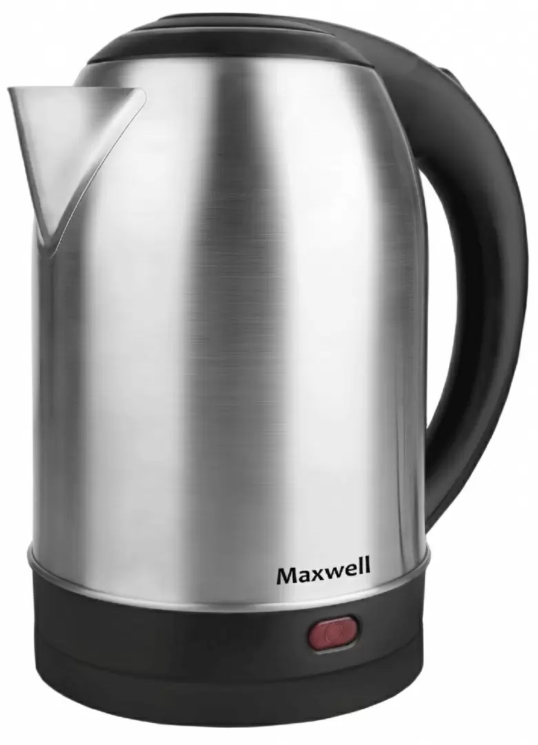 Электрочайник Maxwell MW-1077, нержавеющая сталь/черный