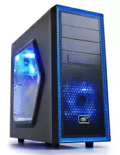 Carcasă Deepcool Tesseract SW-BK, negru/albastru