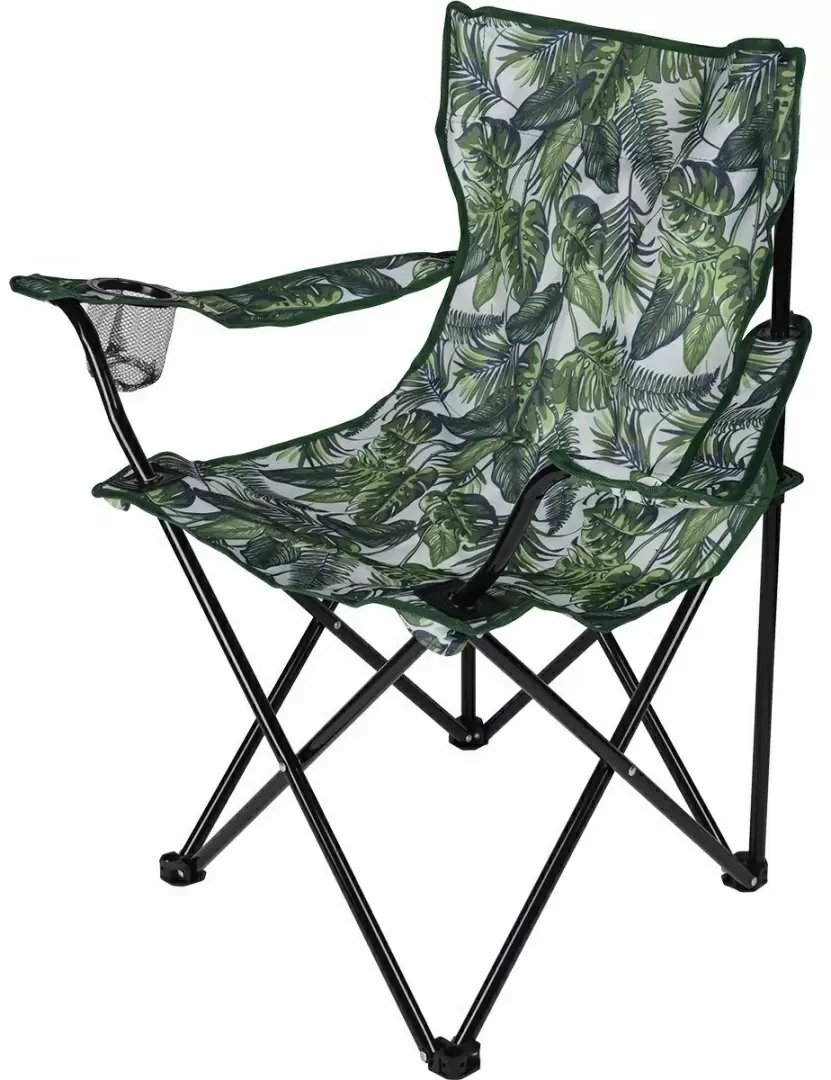 Scaun pliant pentru camping Royokamp Tourist Chair Jungle Light, verde