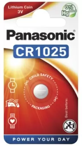 Батарейка Panasonic CR-1025EL/1B, 1шт