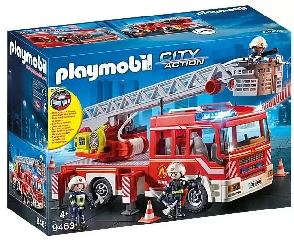 Set jucării Playmobil Fire Ladder Unit