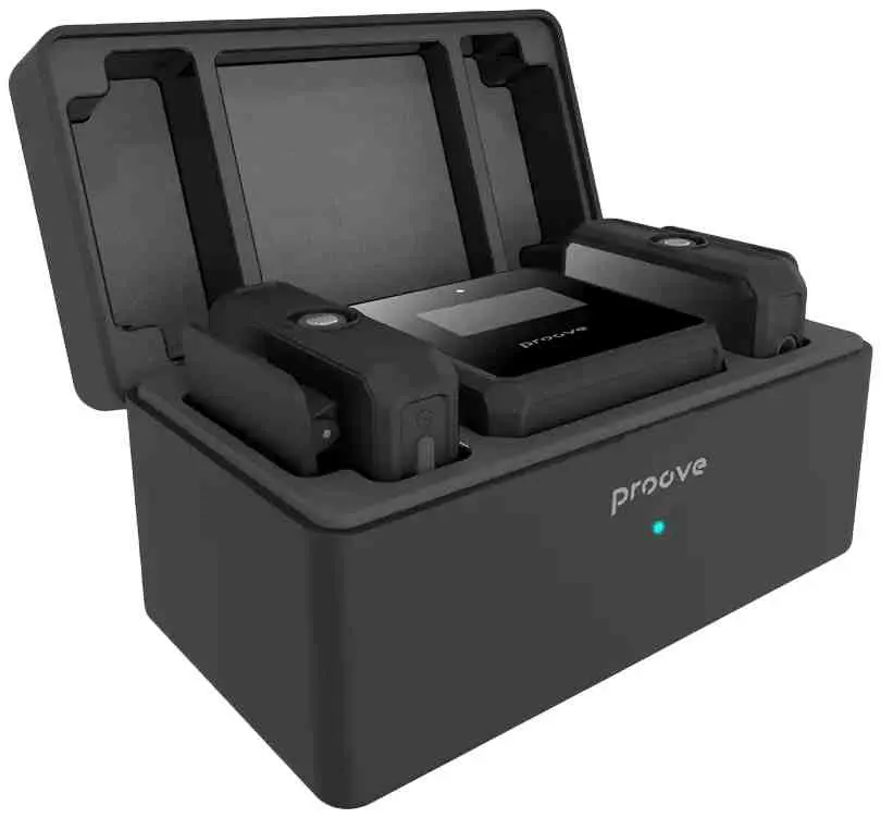 Microfon Proove Forum Type-C/Lighting/Aux (2 mic), negru