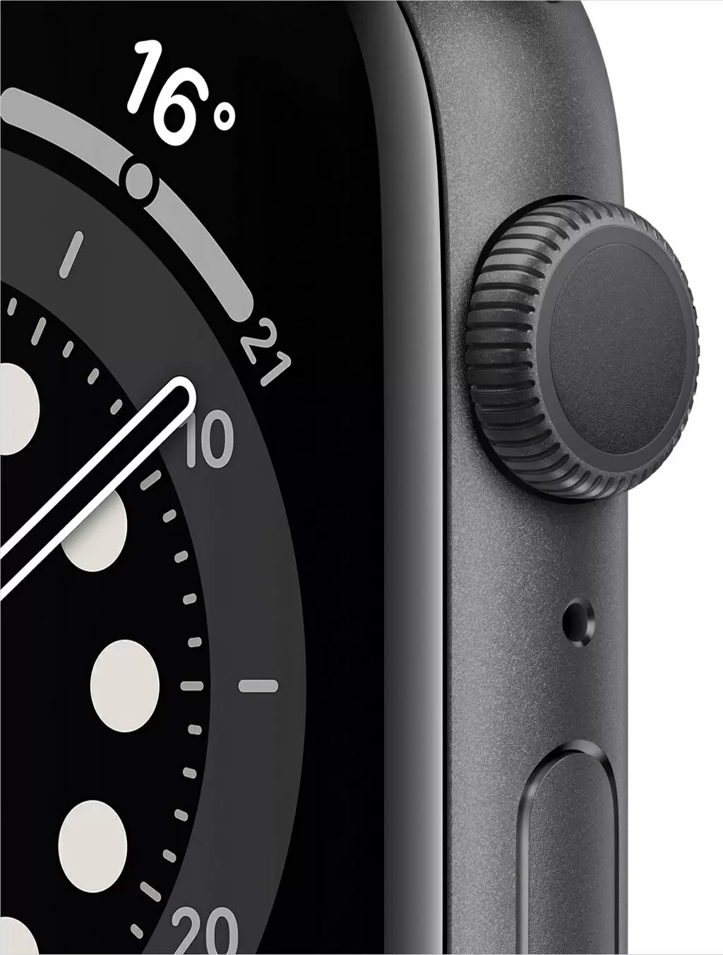 Smartwatch Apple Watch Series 6 40mm, carcasă din aluminiu gri, curea tip sport