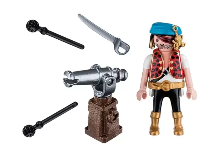 Set jucării Playmobil Pirate with Cannon