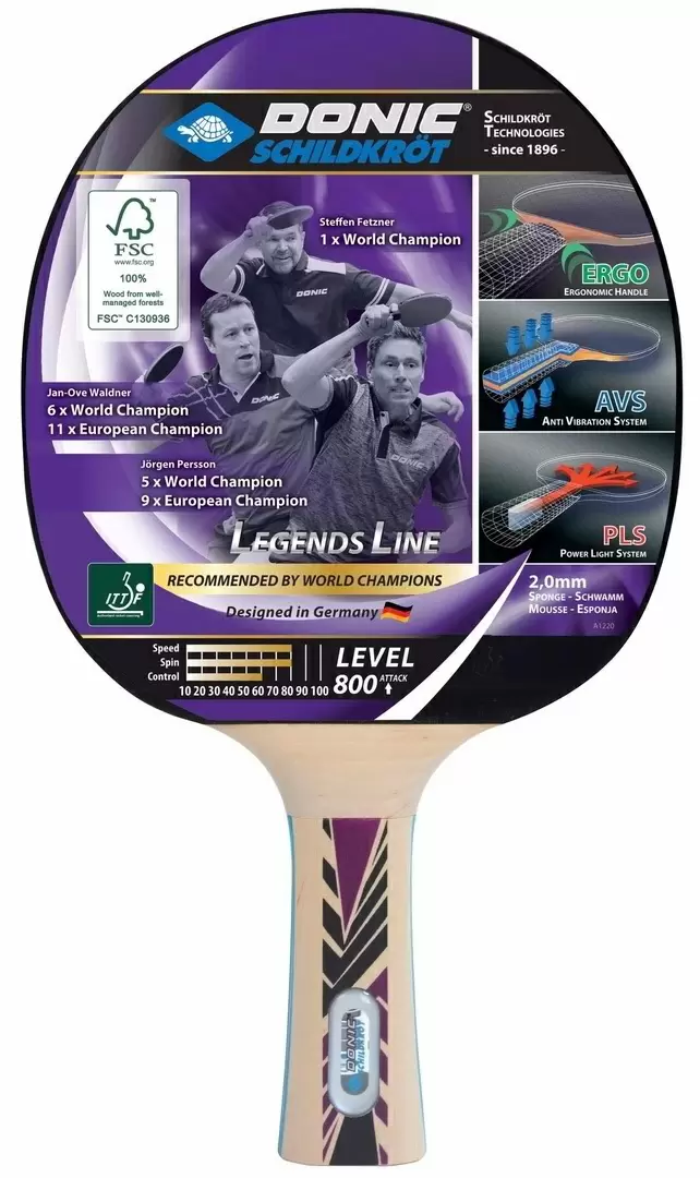 Set pentru tenis de masă Donic-Schildkrot Legends Line 800