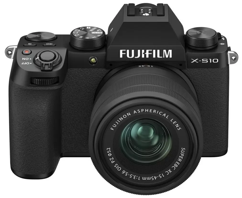 Системный фотоаппарат Fujifilm X-S10 Black + XC15 45mm Kit, черный