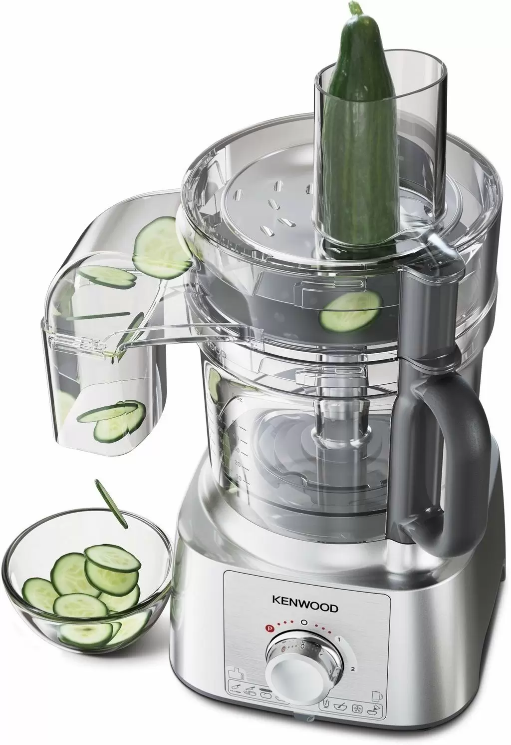 Кухонный комбайн Kenwood FDP 65.820SI, серебристый