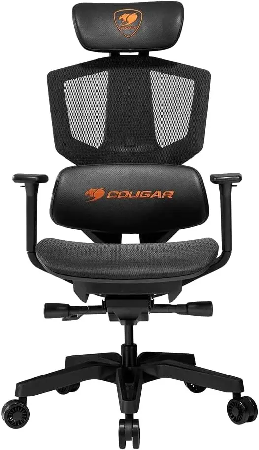 Scaun de birou Cougar Argo One, negru/portocaliu