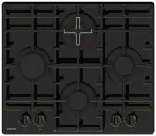 Plită incorporabilă cu gaz Gorenje GT 6D41 B, negru