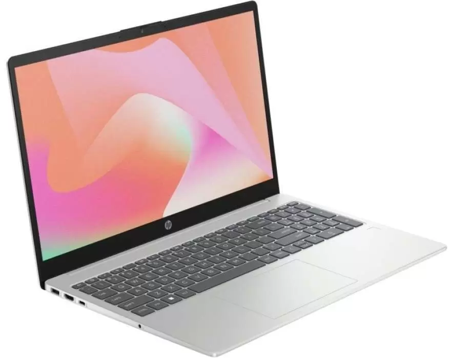 Ноутбук HP Laptop 15 15-fc0020ci (15.6"/FHD/Ryzen 5 7520U/16GB/512GB/AMD Radeon 610M), серебристый