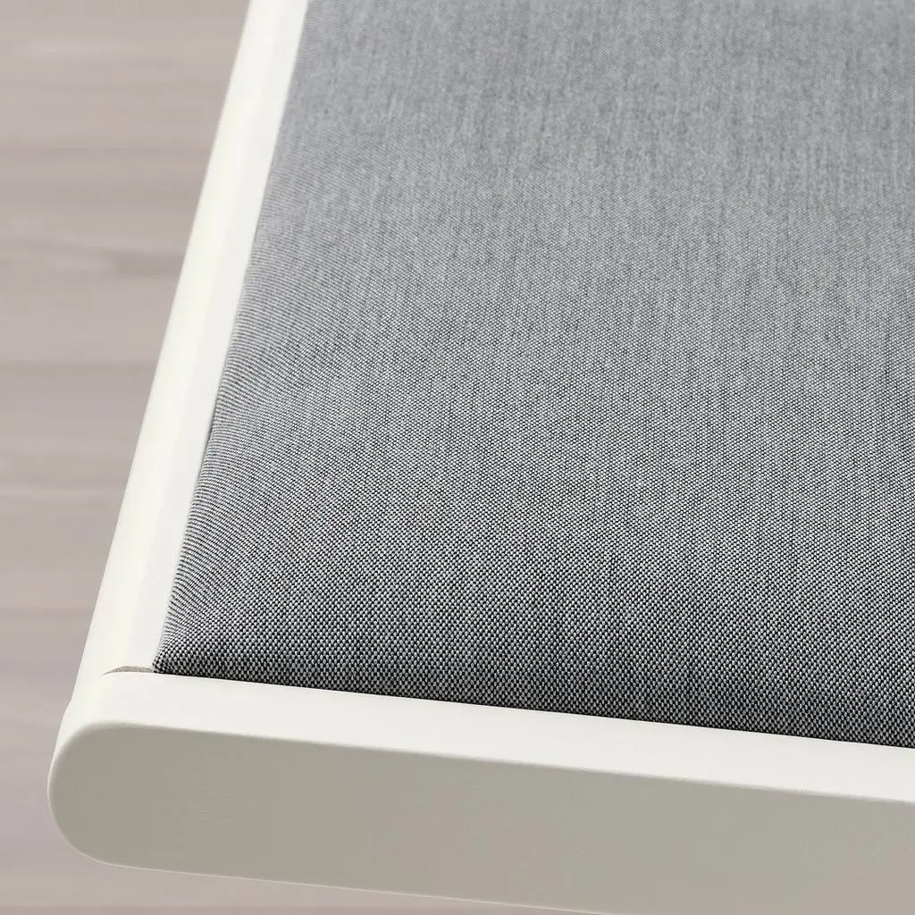 Scaun IKEA Frosvi, alb/knisa gri