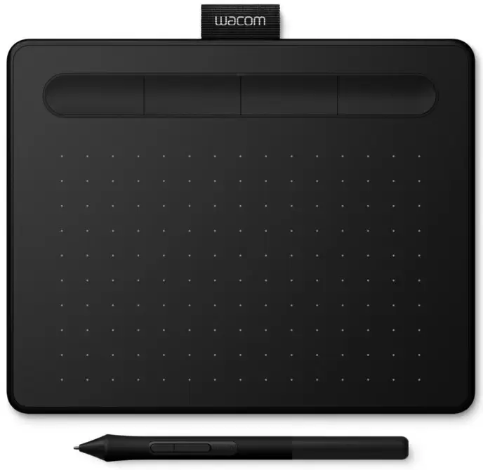 Графический планшет Wacom Intuos S CTL-4100K-N, черный