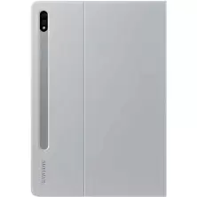 Husă pentru tabletă Samsung Galaxy Tab S7+/S7 FE Book Cover, gri deschis