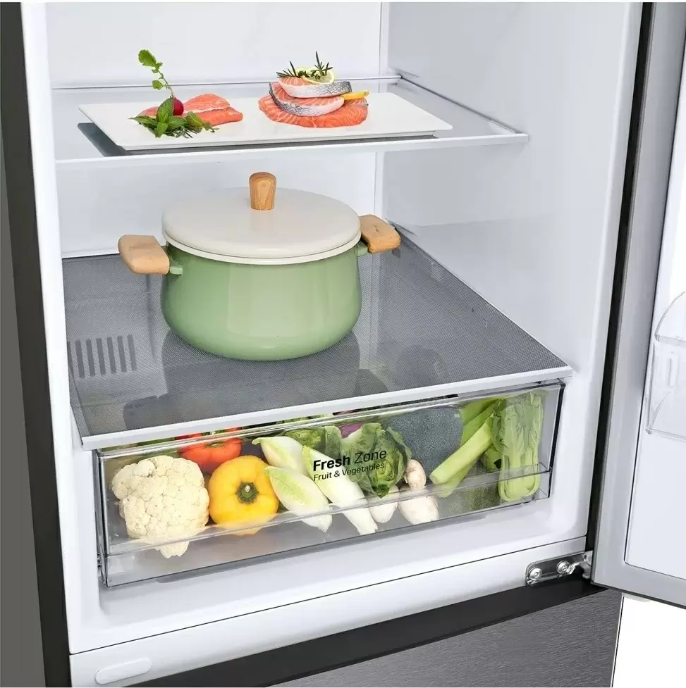 Холодильник LG GA-B509CLWL, графит