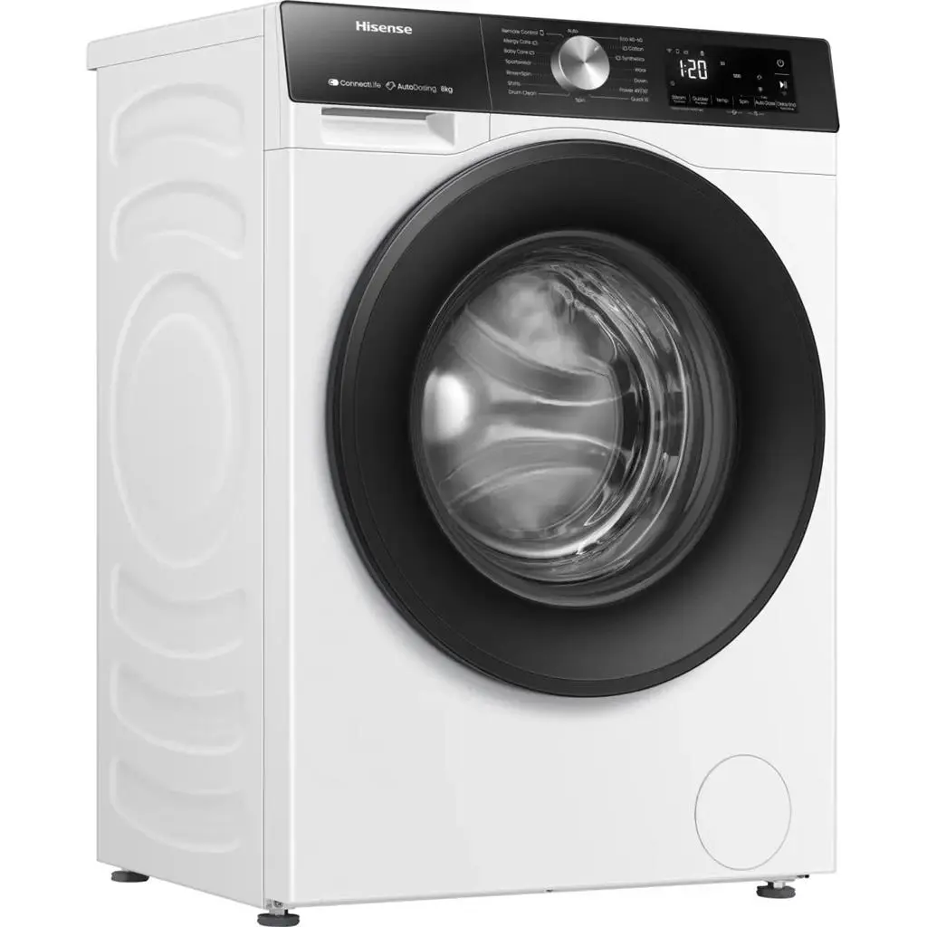 Maşină de spălat rufe Hisense WF3S8045BW3, alb
