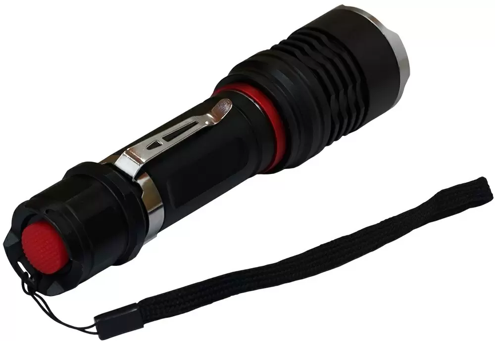 Lanternă Spacer SP-LED-LAMP1, negru/roșu