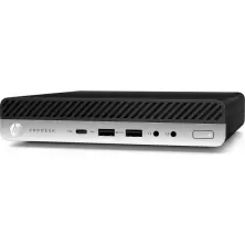 Системный блок HP ProDesk 600 G5 MFF (Core i5-8500T/8GB/256GB/Intel HD 630/Wi-Fi/Win10Pro), черный/серебристый