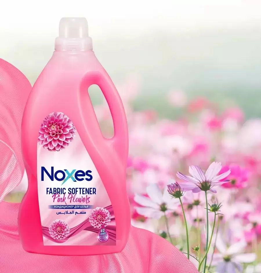 Кондиционер для белья парфюмированный Noxes Pink Flowers 3л