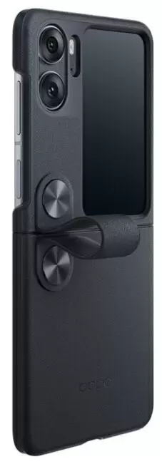 Husă de protecție Oppo Case Liquid Silicone Oppo Find N2 Flip, negru