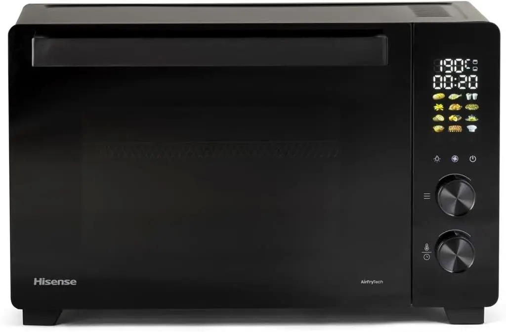 Электродуховка Hisense HOM30AF, черный, черный на tehnoparc.md Электродуховка Hisense HOM30AF, черный, черный