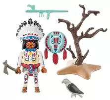 Set jucării Playmobil Native American Chief