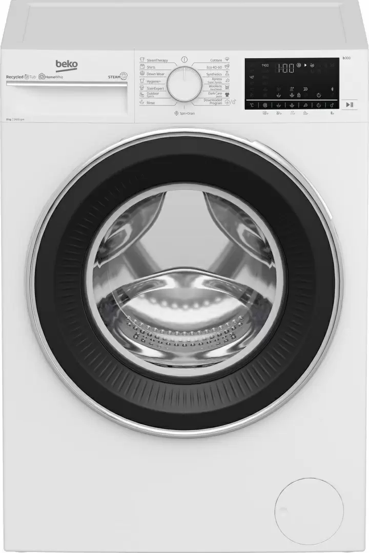 Maşină de spălat rufe Beko B5WFU78435WB, alb