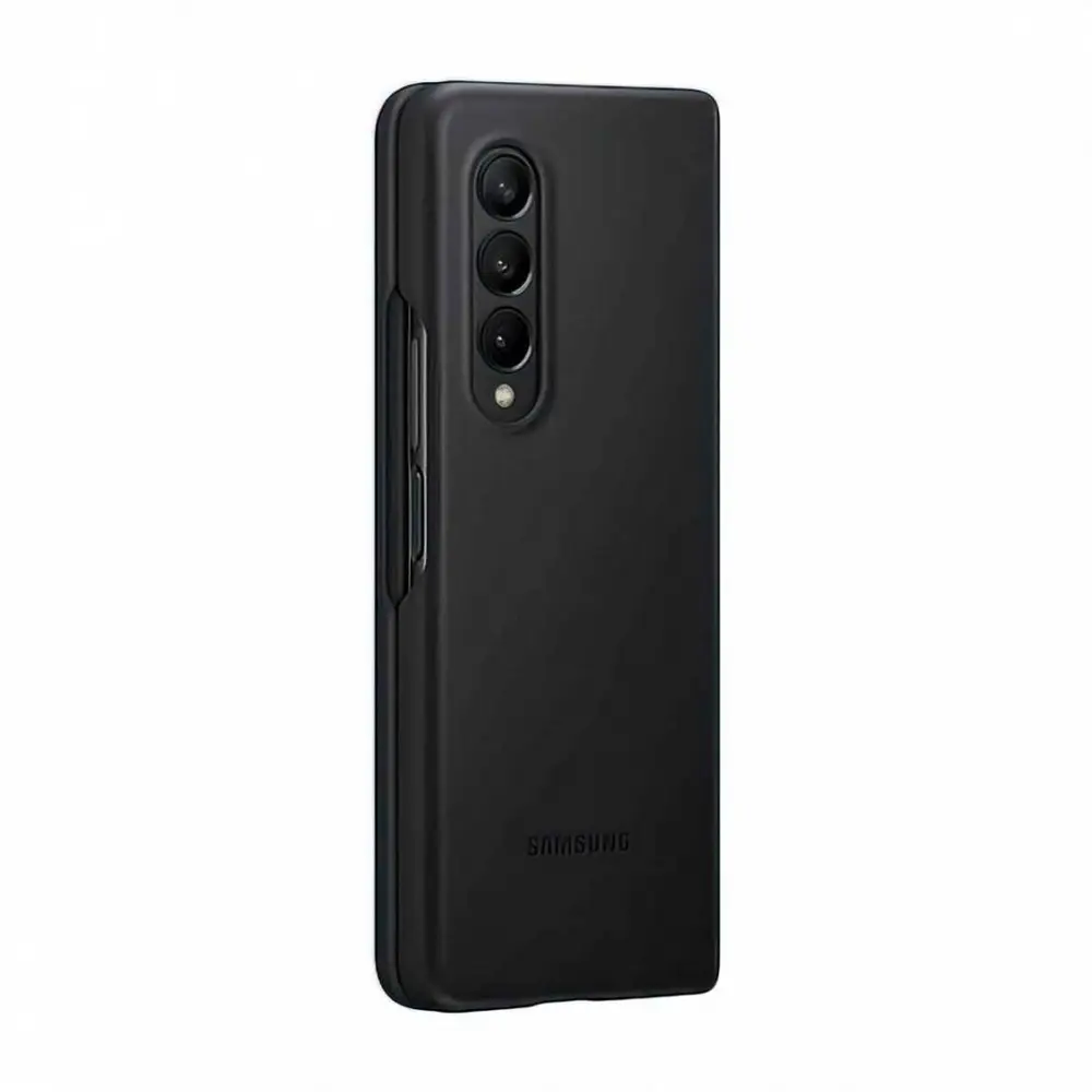 Husă de protecție Samsung Leather Cover Galaxy Z Fold 3, negru