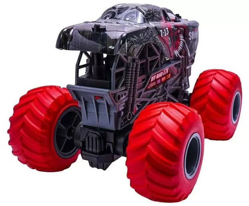 Радиоуправляемая игрушка Crazon Oversize Wheel Cross-Road 1:18, красный