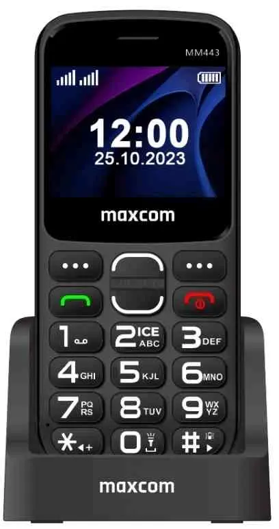 Telefon mobil Maxcom MM443 4G, negru