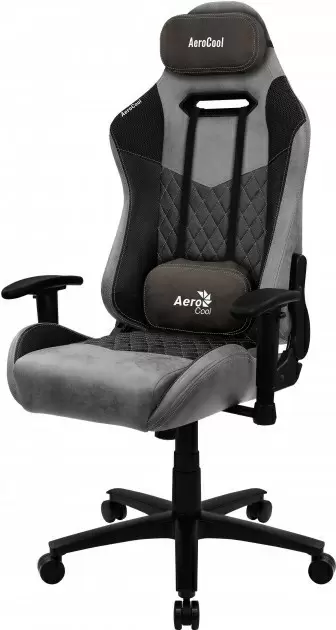 Компьютерное кресло AeroCool Duke, черный/серый