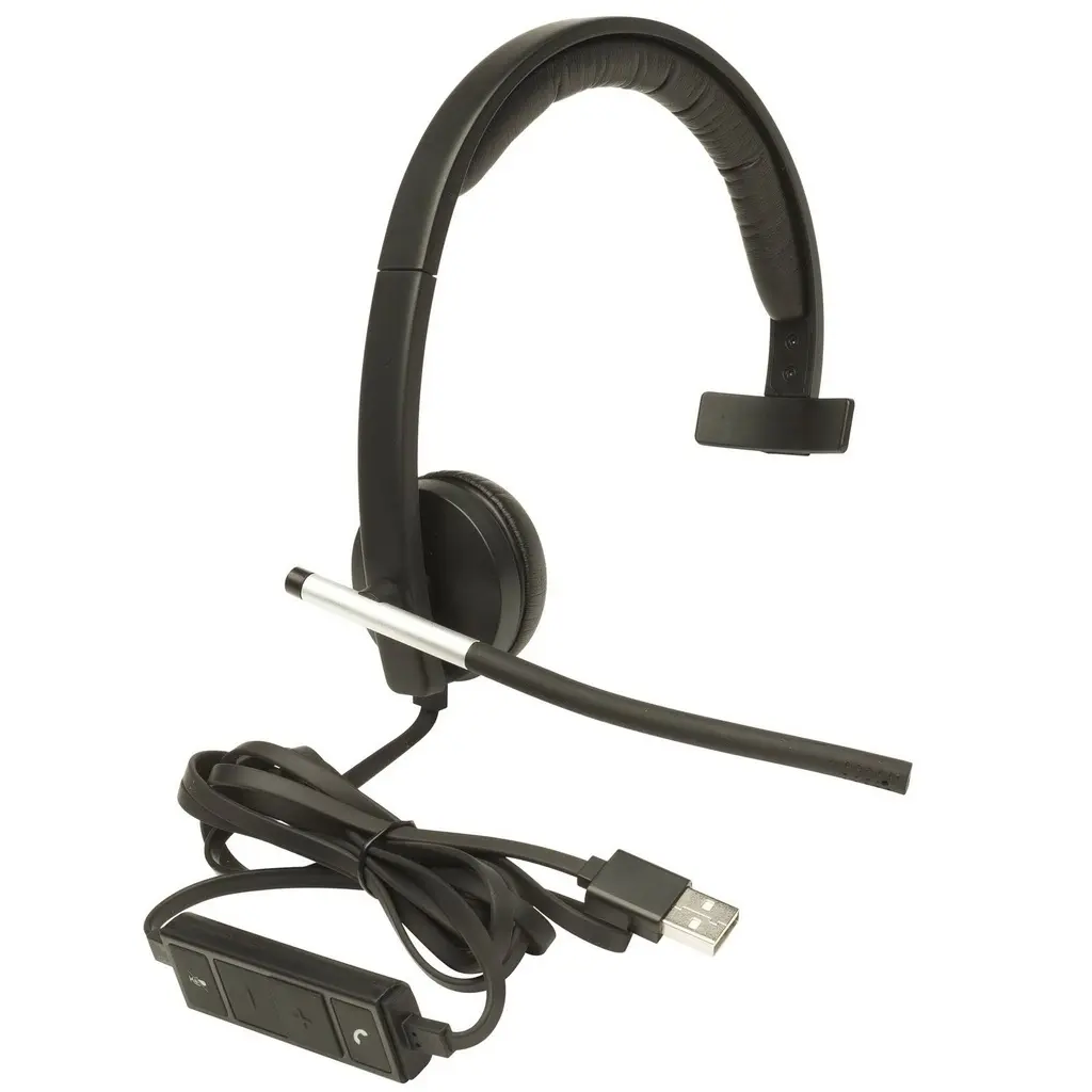 Наушники Logitech USB Headset Mono H650e, черный