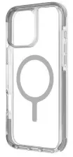 Husă de protecție Uniq Case Hybrid Combat for iPhone 16 Pro, gri/transparent