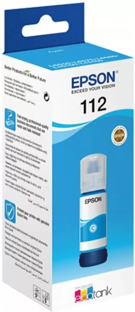 Recipient de cerneală Epson 112 EcoTank, cyan