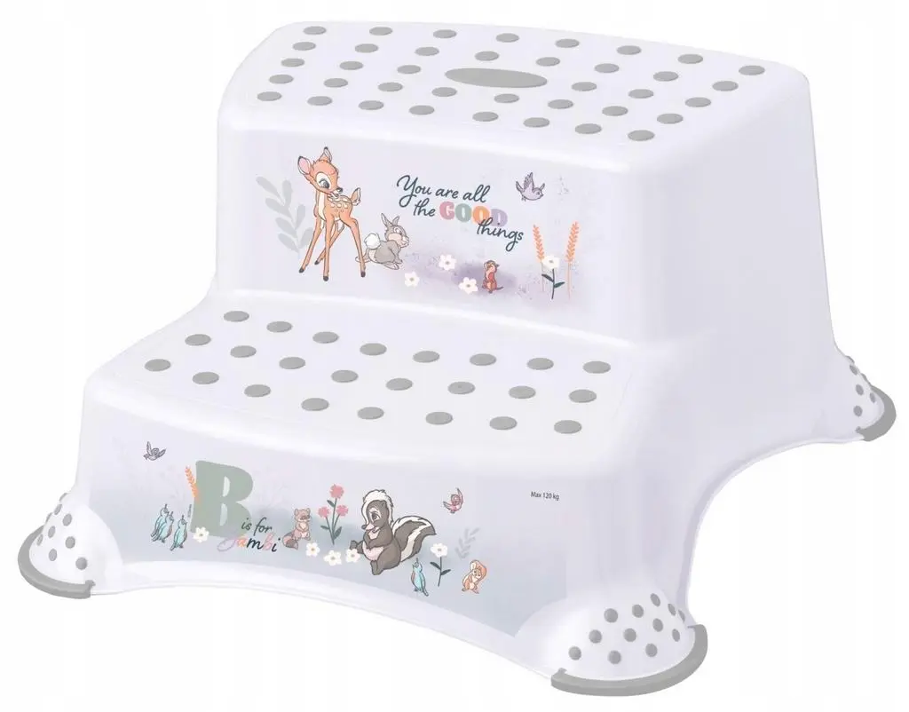 Подставка-ступенька для ванной Keeeper Bambi (10032519), белый на tehnoparc.md Подставка-ступенька для ванной Keeeper Bambi (10032519), белый