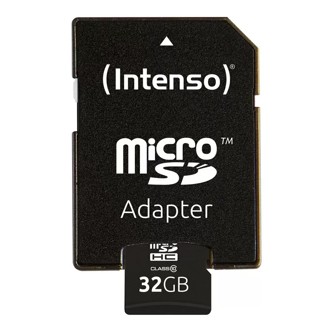 Card de memorie Intenso MicroSD Class 10 + SD Adapter, 32GB