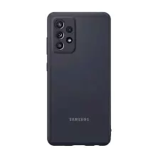 Husă de protecție Samsung Silicone Cover Galaxy A52, negru