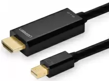 Cablu Ugreen Mini DP Male to HDMI Cable 4K 1.5m, negru