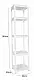 Etajeră GardenLine GWI9405 180x40x40cm 2pcs