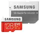 Карта памяти Samsung MicroSD EVO Plus Class 10 UHS-I U3 + SD adapter, 128GB