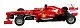 Радиоуправляемая игрушка Rastar Ferrari F1 1:18, красный
