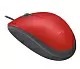 Mouse Logitech M110 Silent, roșu